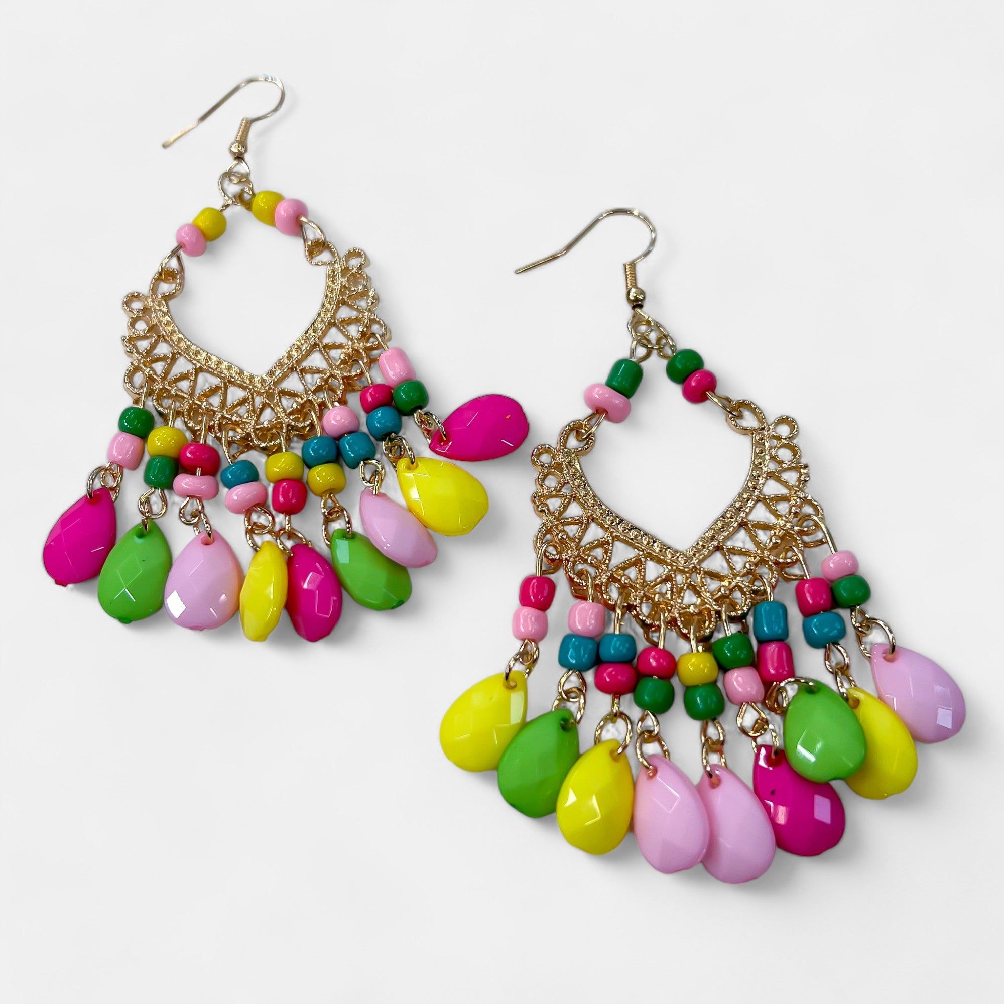 Multi Teardrop Stone Earrings sold by ZZs product image thumbnail 5