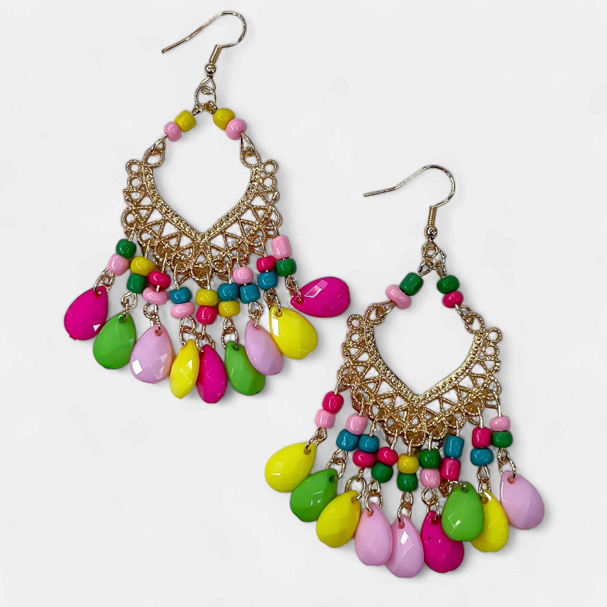Multi Teardrop Stone Earrings sold by ZZs product image thumbnail 3