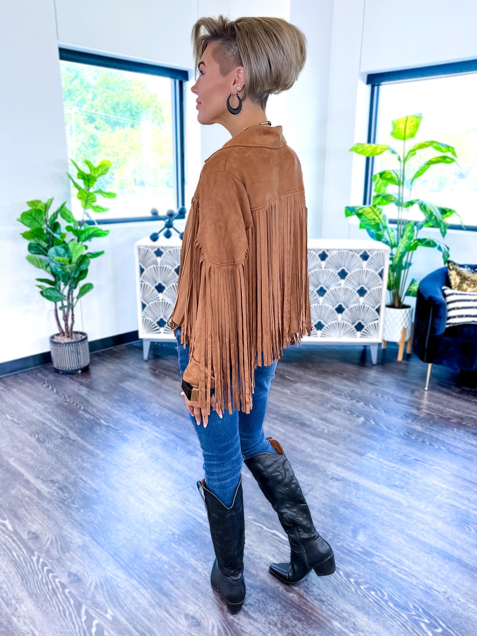 Fringe Jacket | Camel sold by ZZs product image thumbnail 6