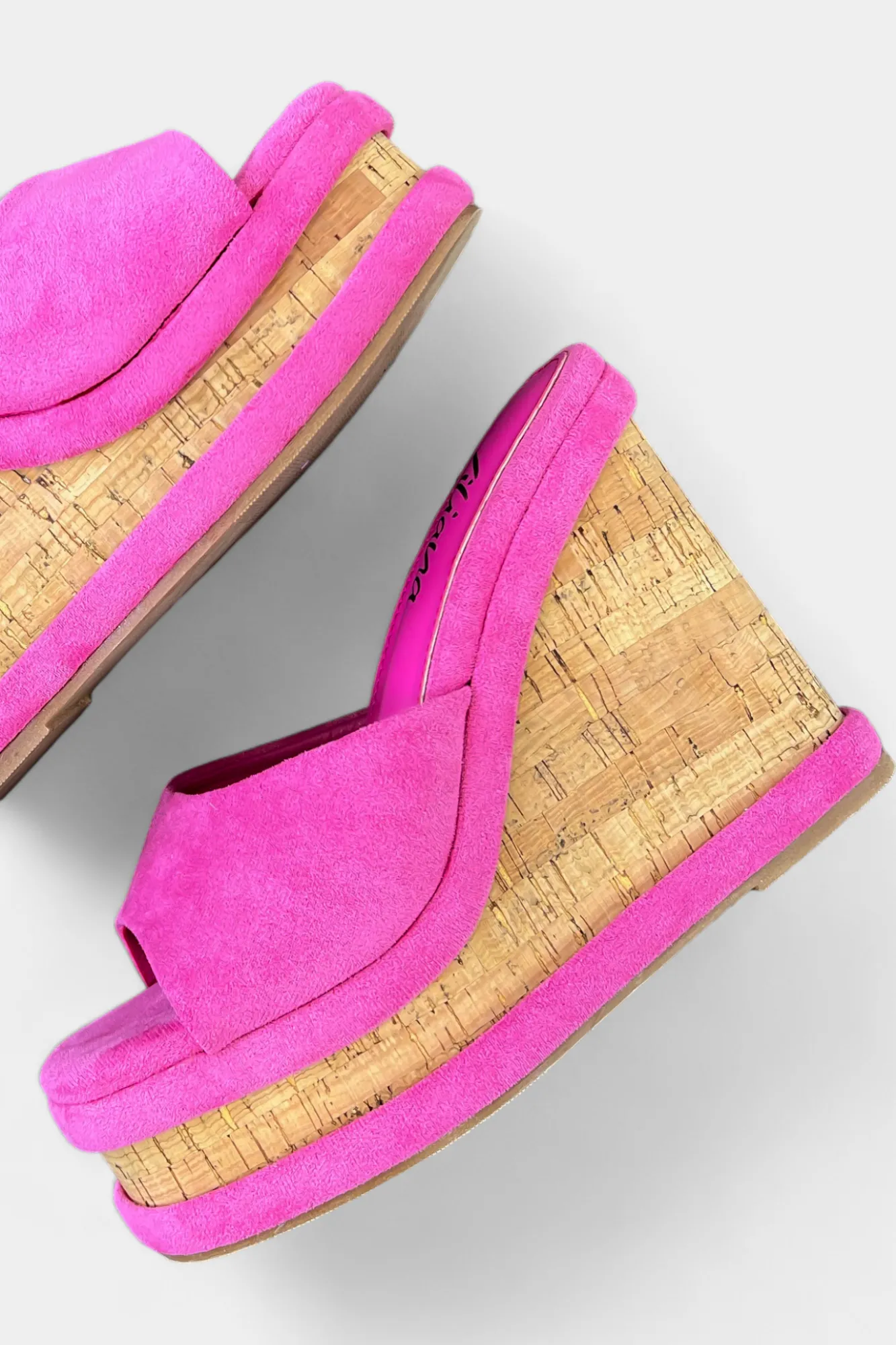 Pink Cork Wedge Sandals sold by ZZs product image thumbnail 3