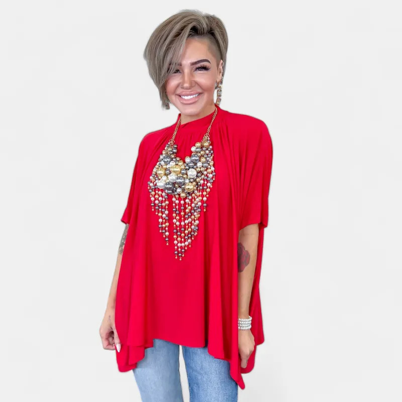 Red City Gal Top [NO RETURNS] sold by ZZs