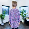 Lavender Multi Paisley Lizzy Top sold by ZZs
