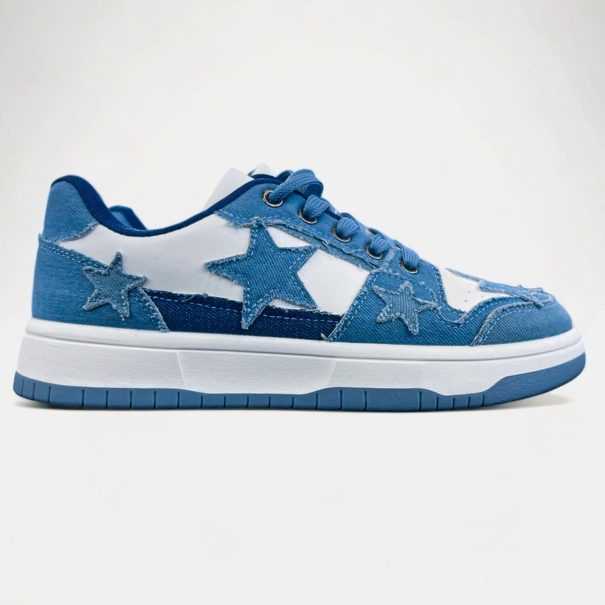 Denim Kelsie Star Sneakers sold by ZZs product image thumbnail 4