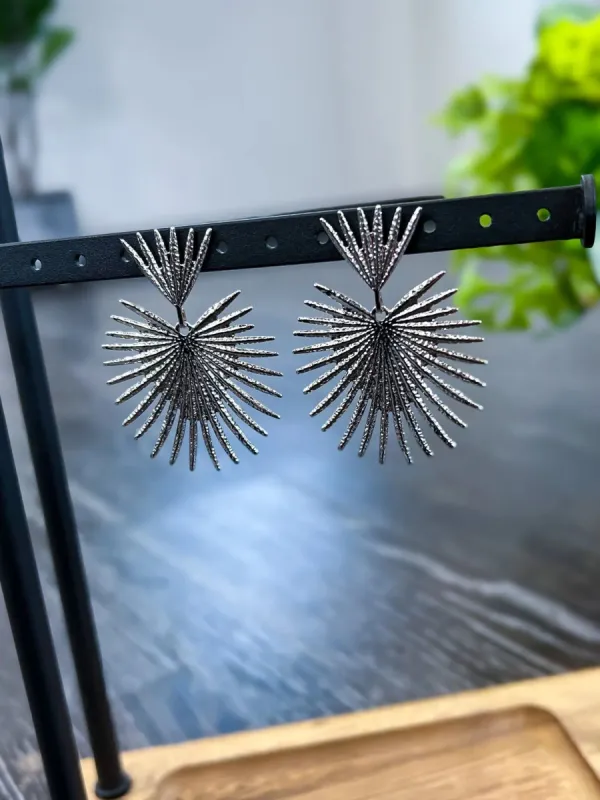 Silver Spike Earrings sold by ZZs