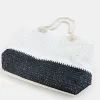 Black & White Beach Tote Bag sold by ZZs