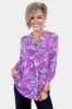Lavender Abstract Lizzy Top sold by ZZs