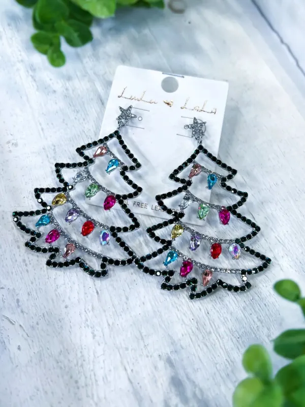 Christmas Tree Earrings sold by ZZs