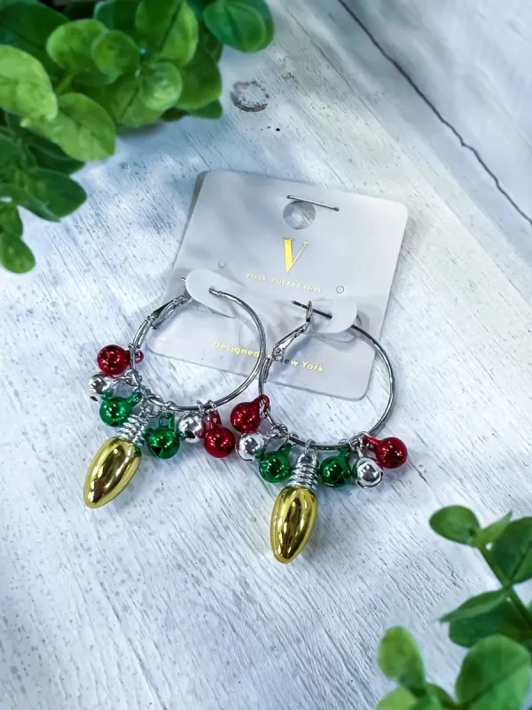 Christmas Bell Hoop Earrings sold by ZZs