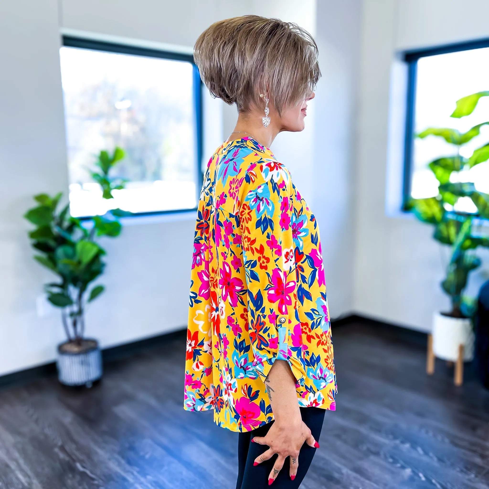 Yellow Multi Vacay Lizzy Top sold by ZZs product image thumbnail 4