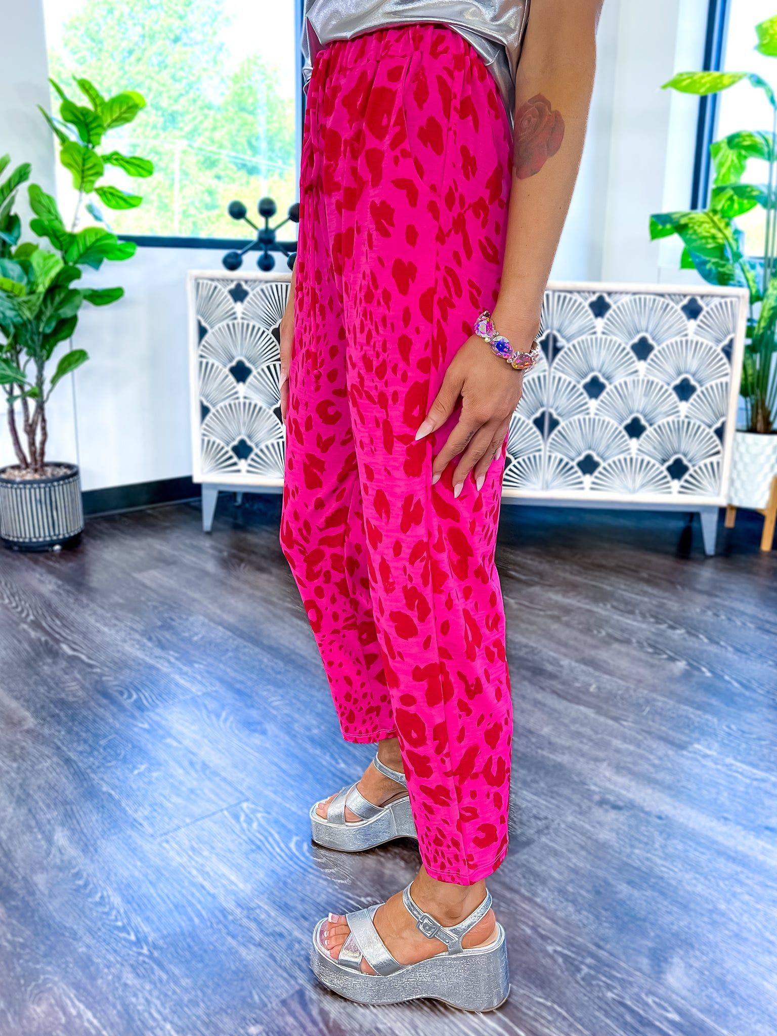 Leopard Pants | Hot Pink sold by ZZs product image thumbnail 3