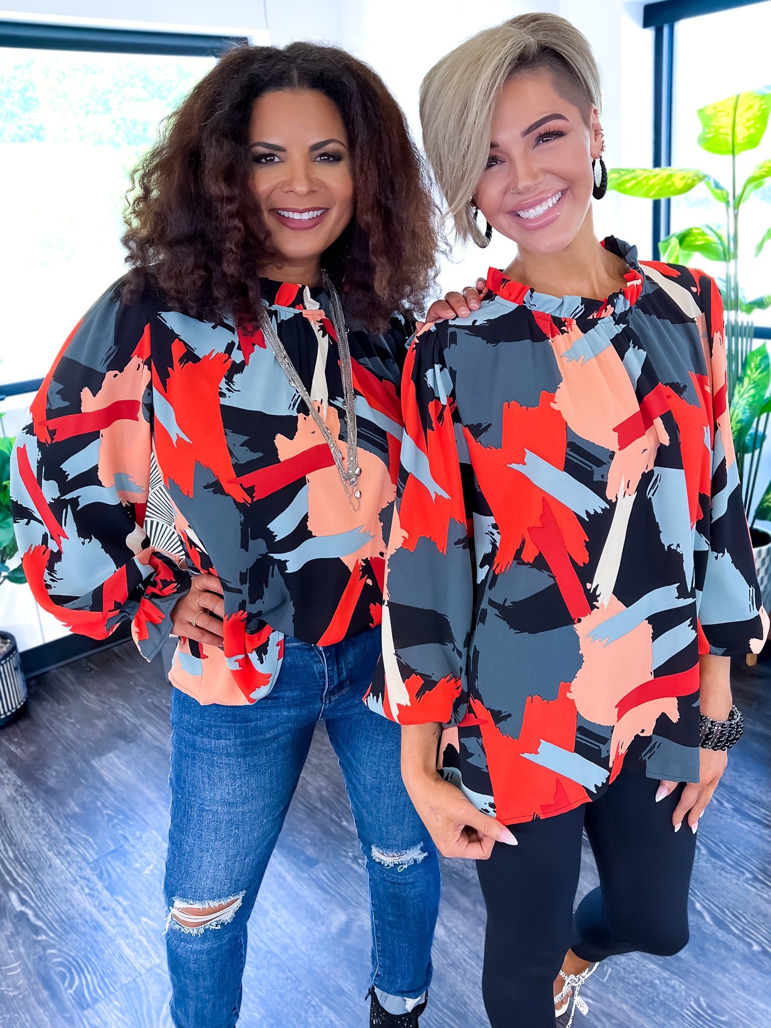 Bubble Sleeve Top | Geo sold by ZZs product image thumbnail 5