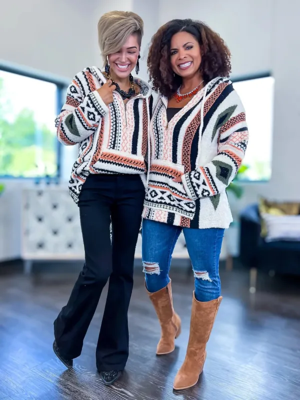 Aztec Hooded Pullover sold by ZZs