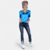 Turquoise Metallic Top [NO RETURNS] sold by ZZs