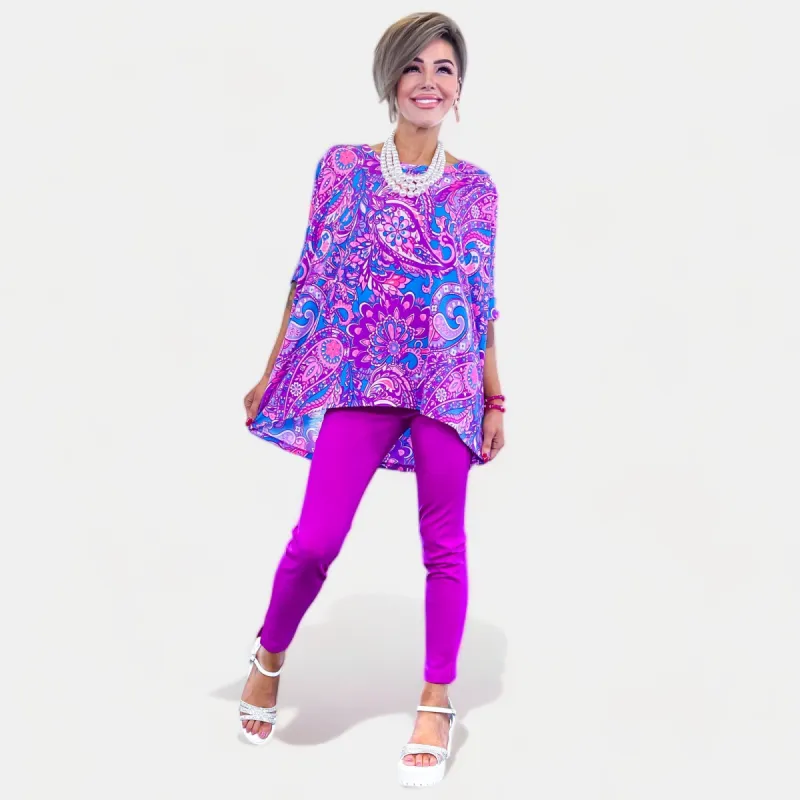 Purple Multi Essential Top sold by ZZs