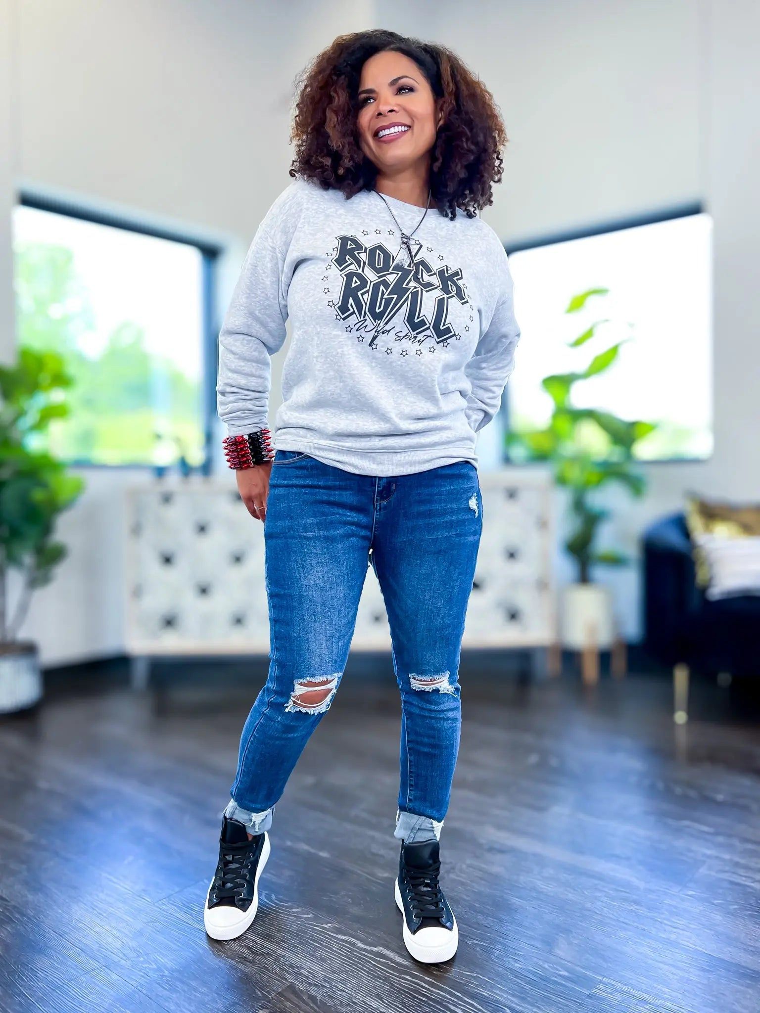 Rock N Roll Sweatshirt sold by ZZs product image thumbnail 8