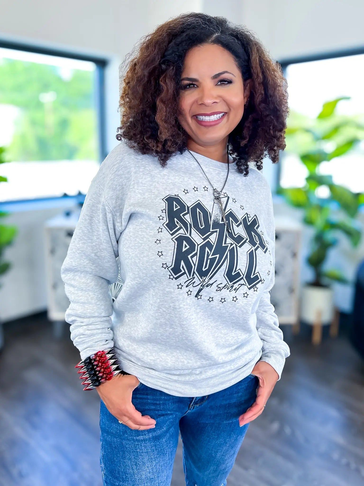 Rock N Roll Sweatshirt sold by ZZs product image thumbnail 3