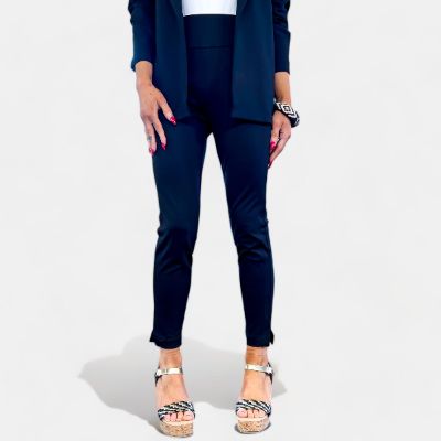 Black High Waisted Skinny Crop Pants sold by ZZs