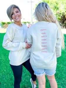 Aim To Be Pretty Sweatshirt [NO RETURNS] sold by ZZs
