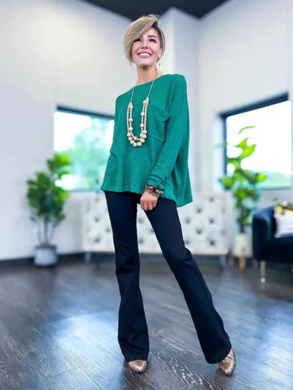 Jacquard Sweater | Green sold by ZZs