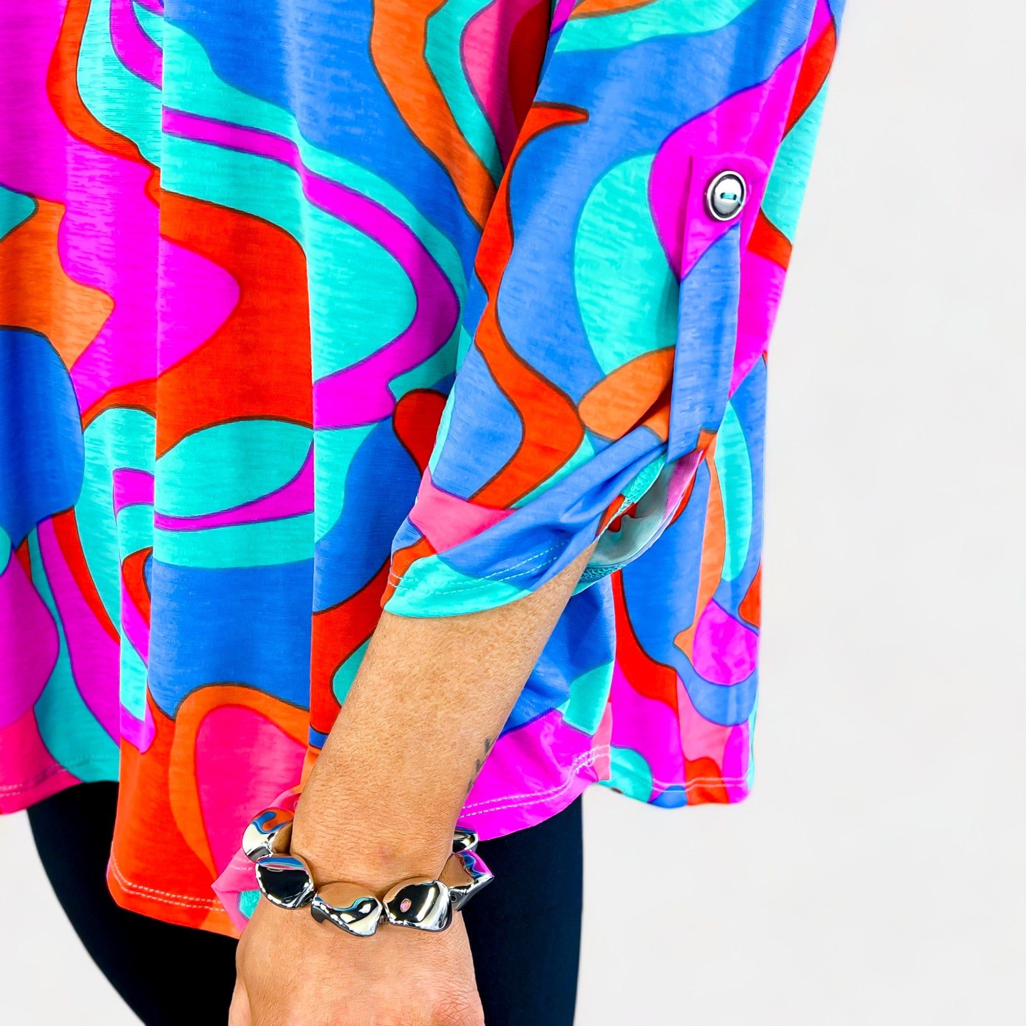 Multi Abstract Lizzy Top sold by ZZs product image thumbnail 4