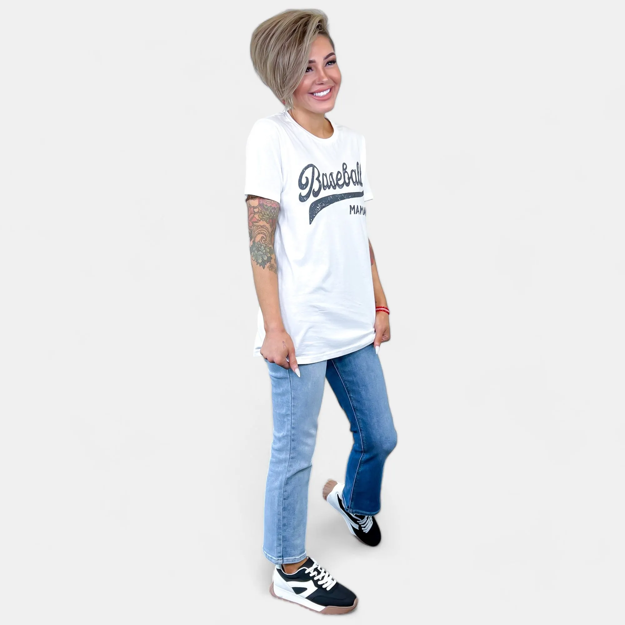 Baseball Mama Graphic T-Shirt sold by ZZs product image thumbnail 4
