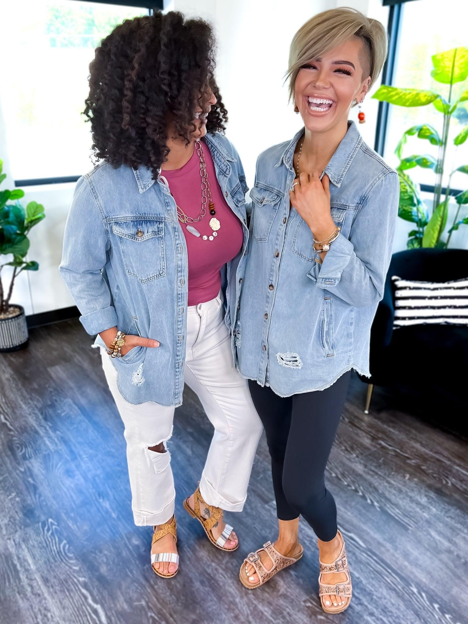 In My Favor Denim Top sold by ZZs product image thumbnail 4