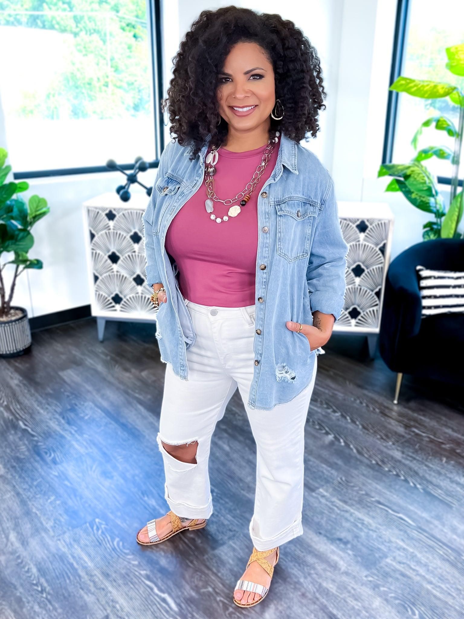 In My Favor Denim Top sold by ZZs product image thumbnail 20