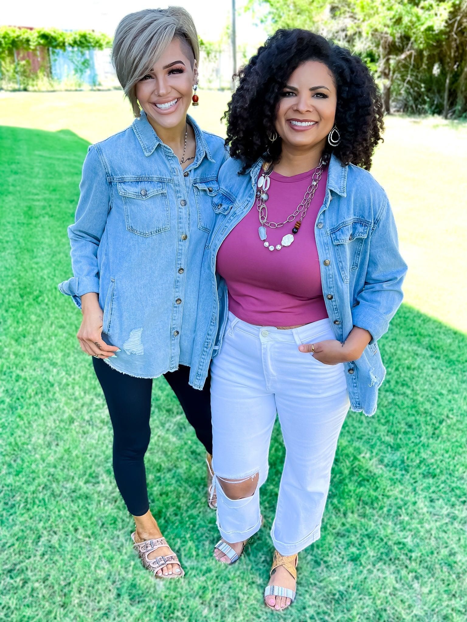 In My Favor Denim Top sold by ZZs product image thumbnail 7