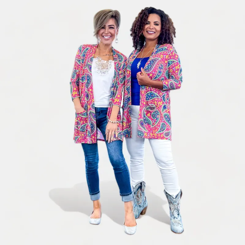 Paisley Basic Cardigan [NO RETURNS] sold by ZZs