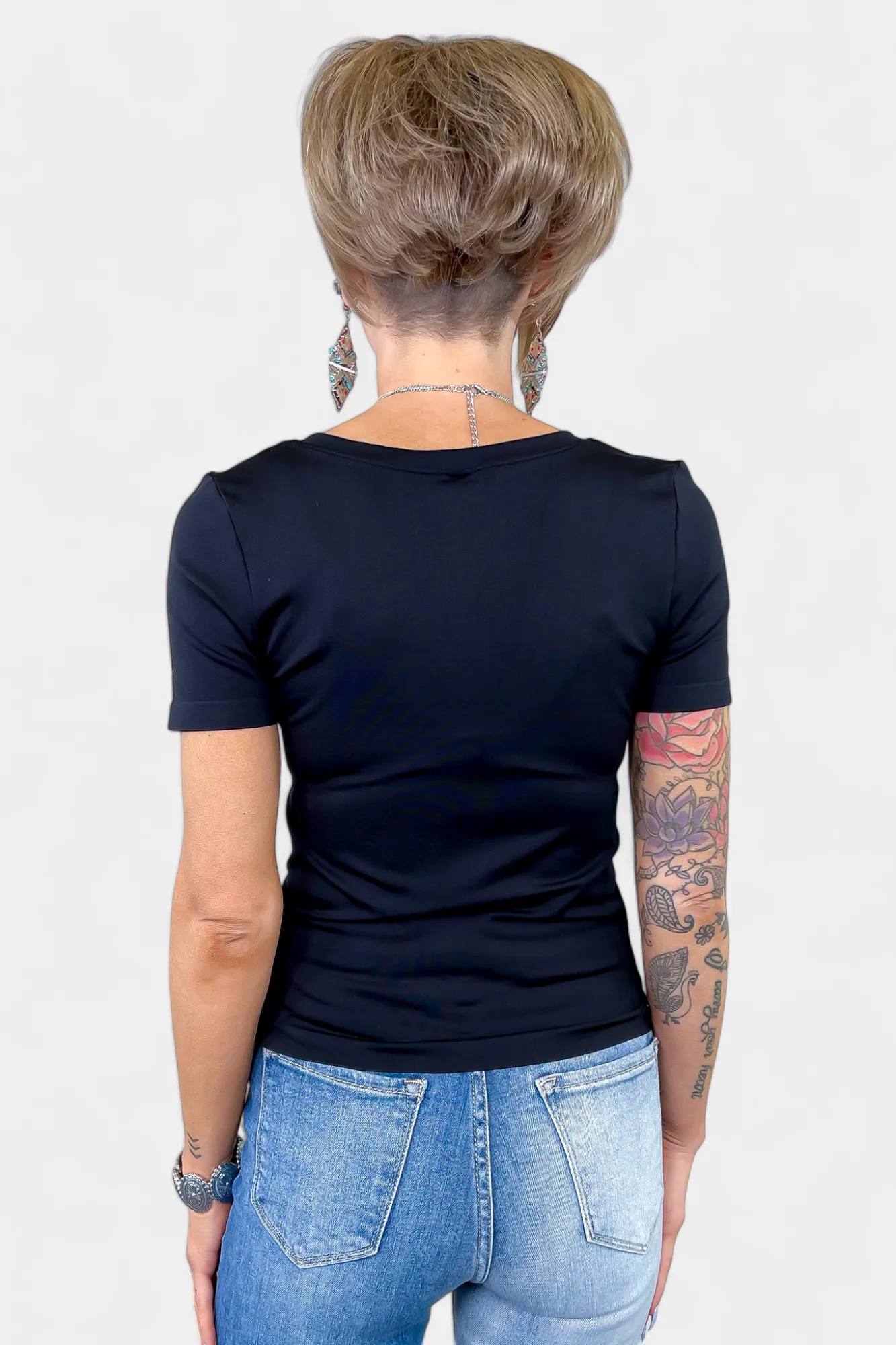 V Neck Smooth Top sold by ZZs product image thumbnail 5