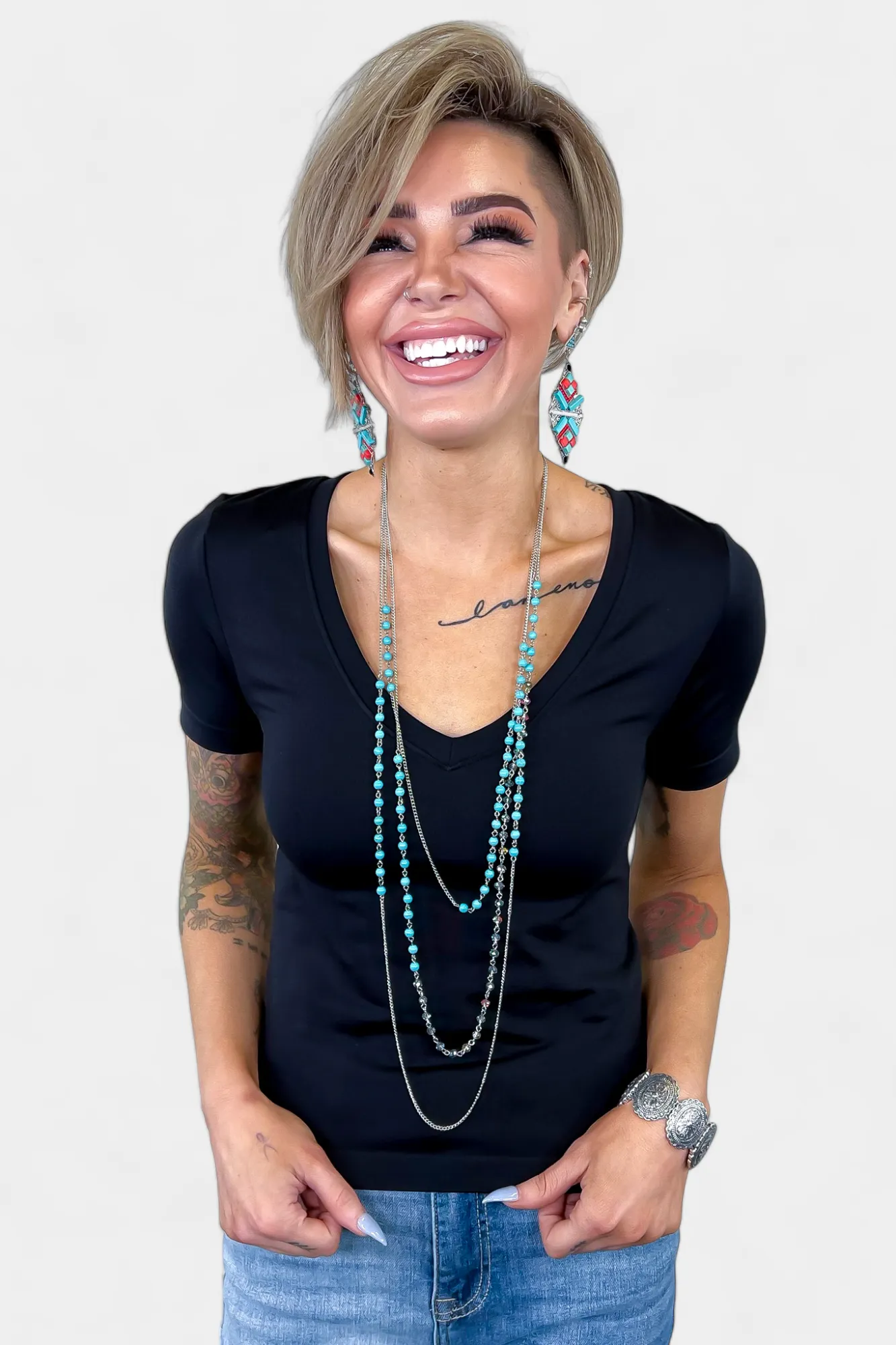 V Neck Smooth Top sold by ZZs