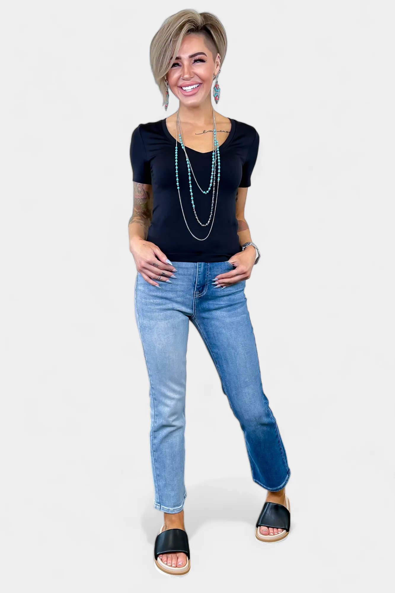 V Neck Smooth Top sold by ZZs product image thumbnail 2