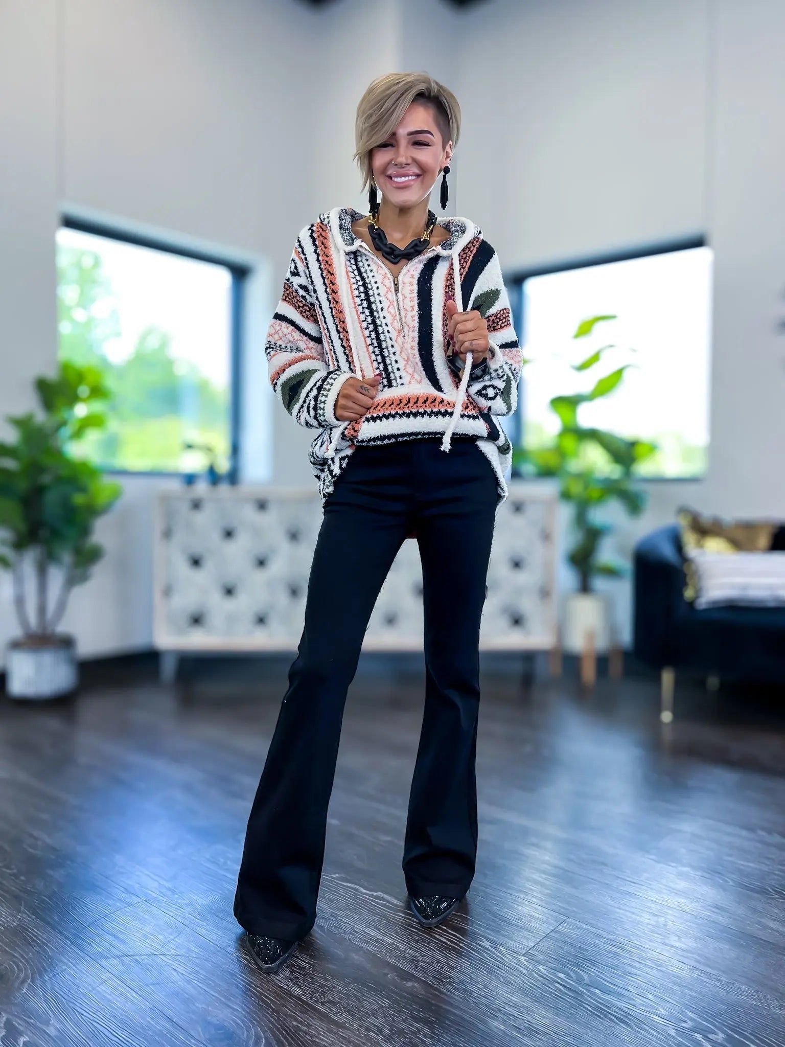 Aztec Hooded Pullover sold by ZZs product image thumbnail 9