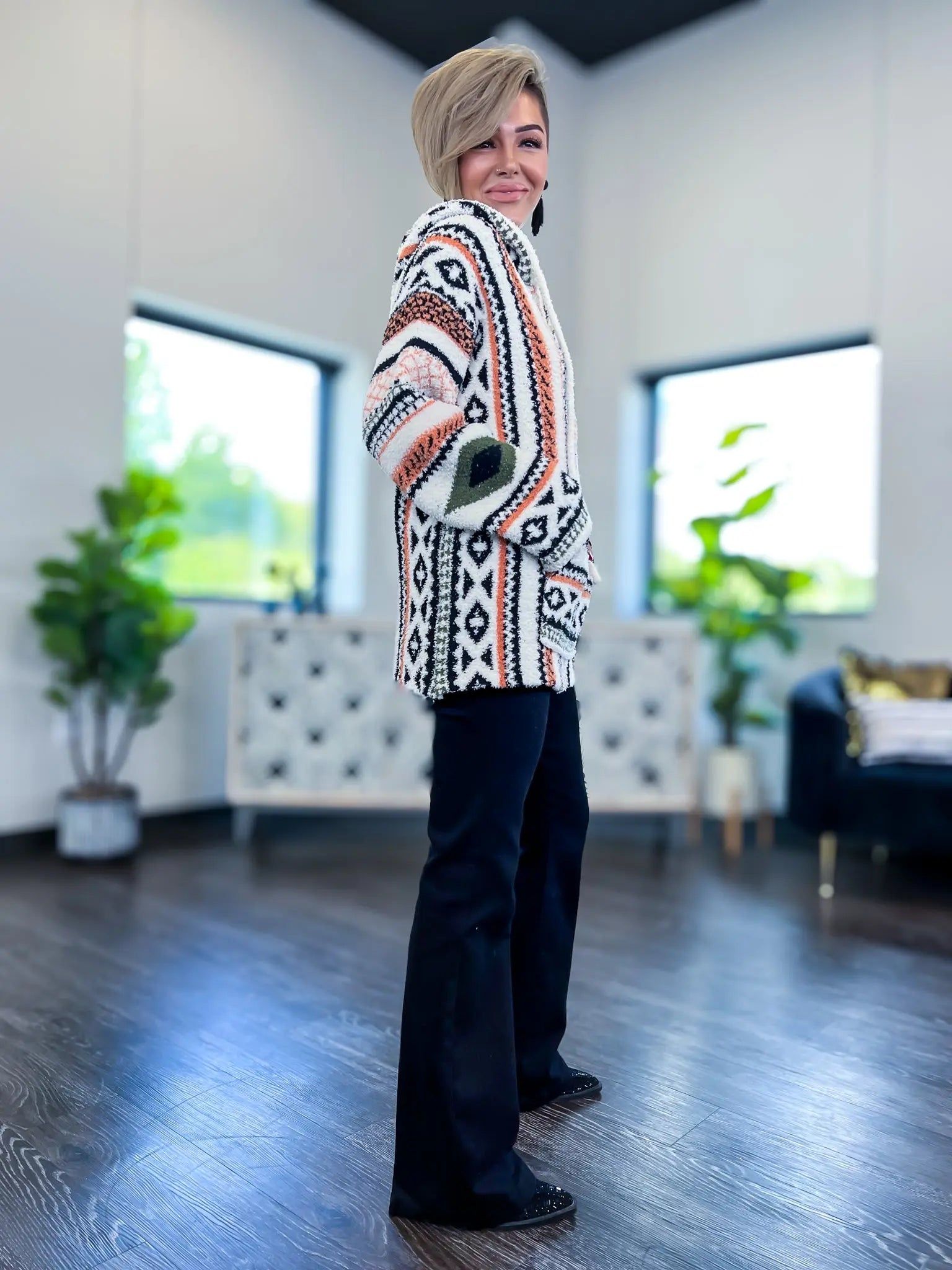 Aztec Hooded Pullover sold by ZZs product image thumbnail 6