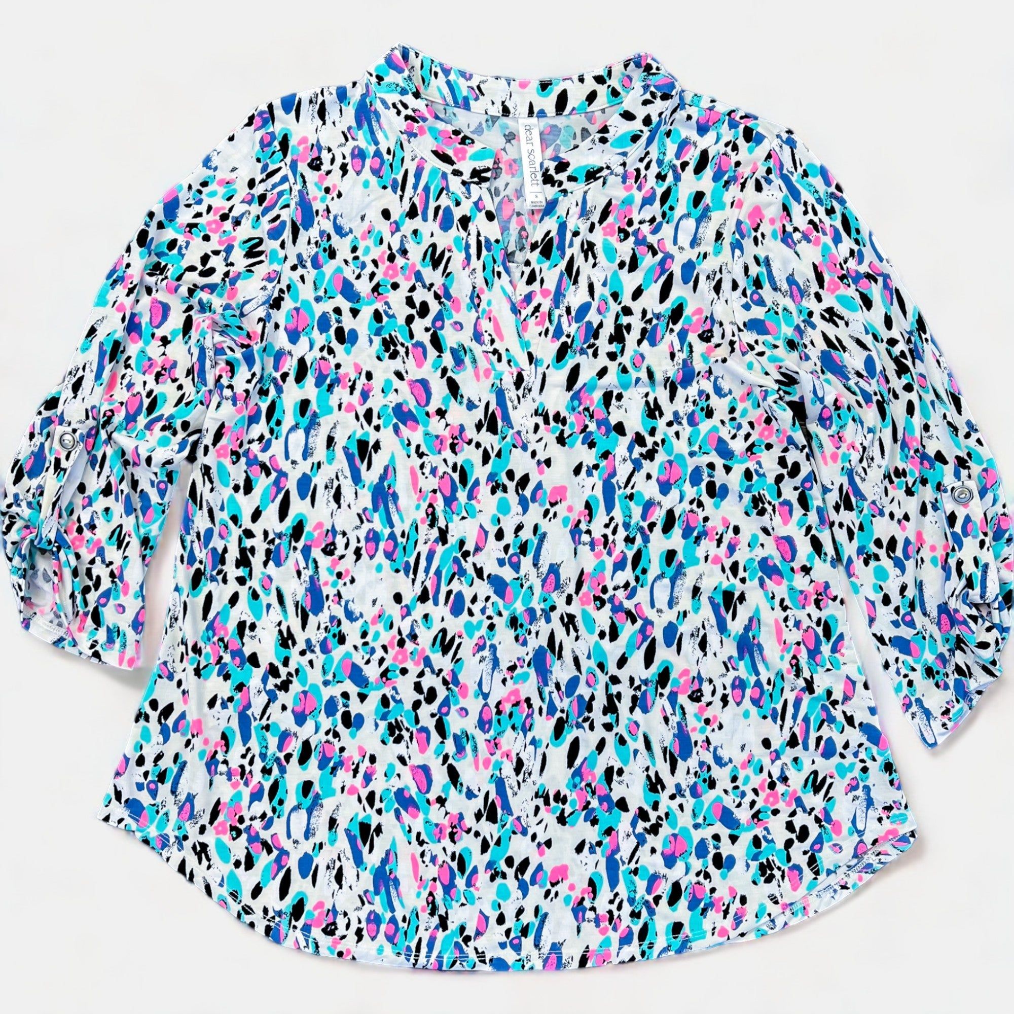 Beige Leopard Lizzy Top sold by ZZs