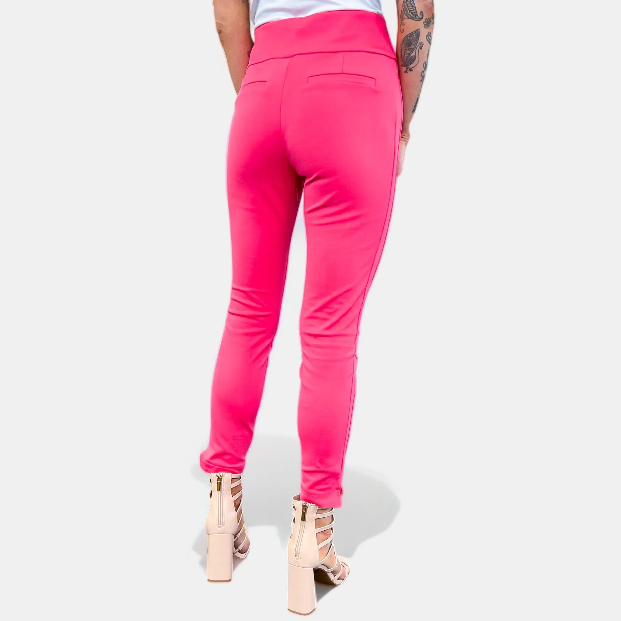 Strawberry High Waisted Skinny Crop Pants sold by ZZs product image thumbnail 5