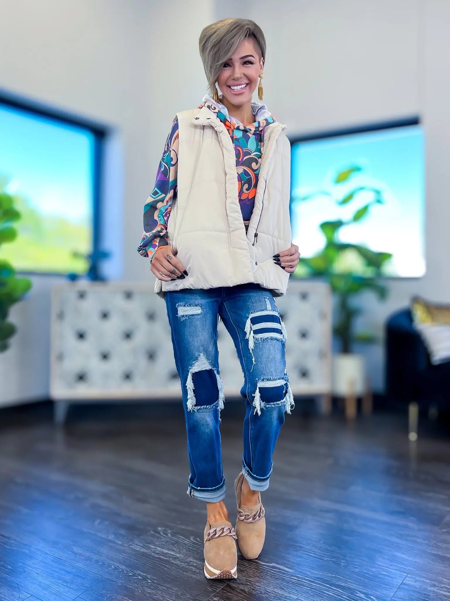 Holly Hoodie | Paisley sold by ZZs product image thumbnail 7