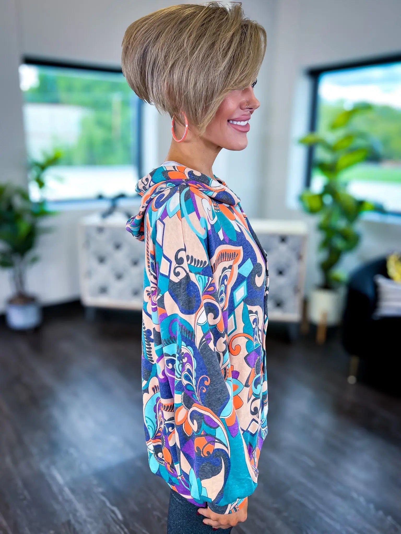 Holly Hoodie | Paisley sold by ZZs product image thumbnail 8