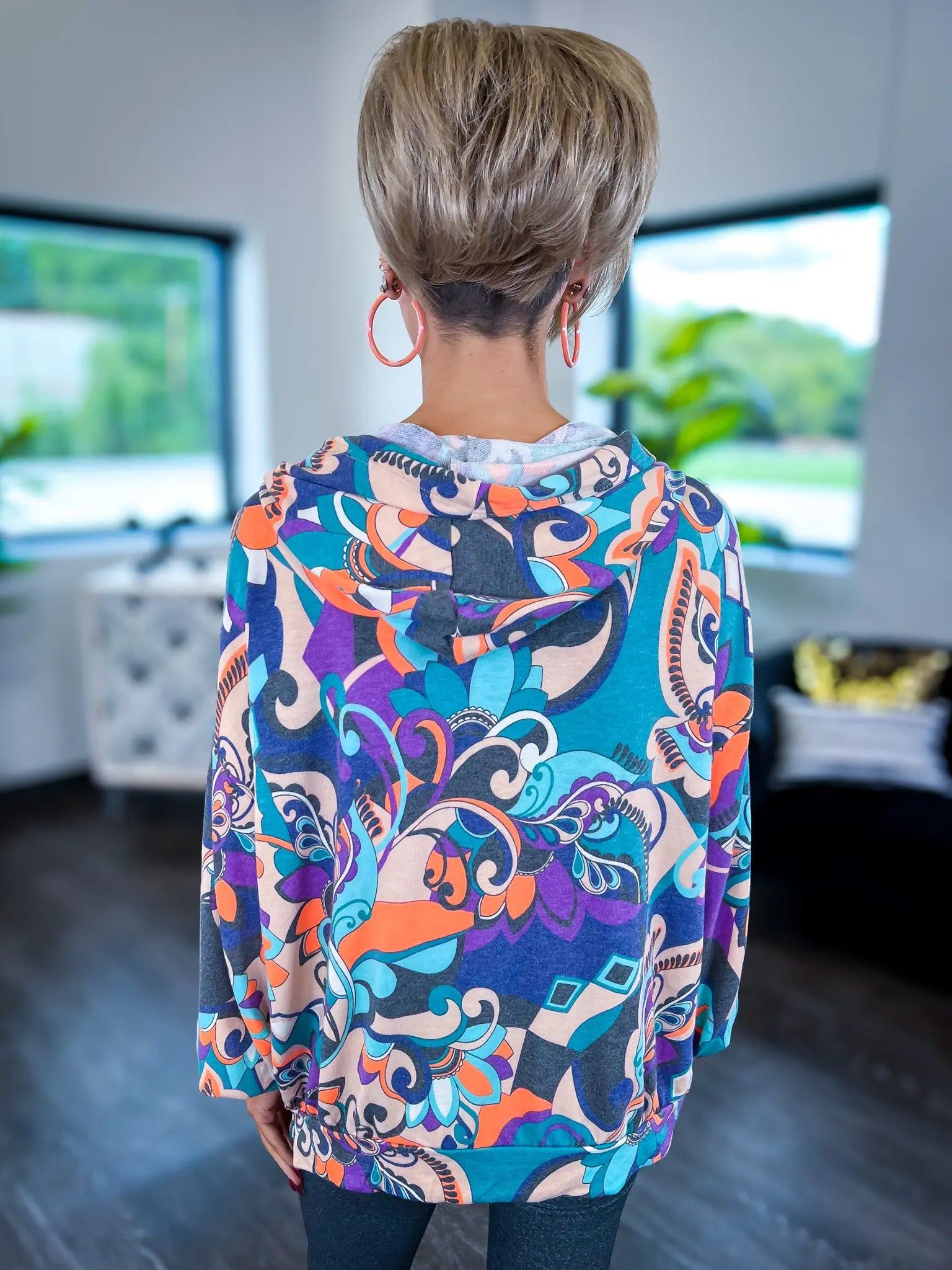 Holly Hoodie | Paisley sold by ZZs product image thumbnail 6