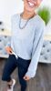 Grey Dreamy Details Top [NO RETURNS] sold by ZZs