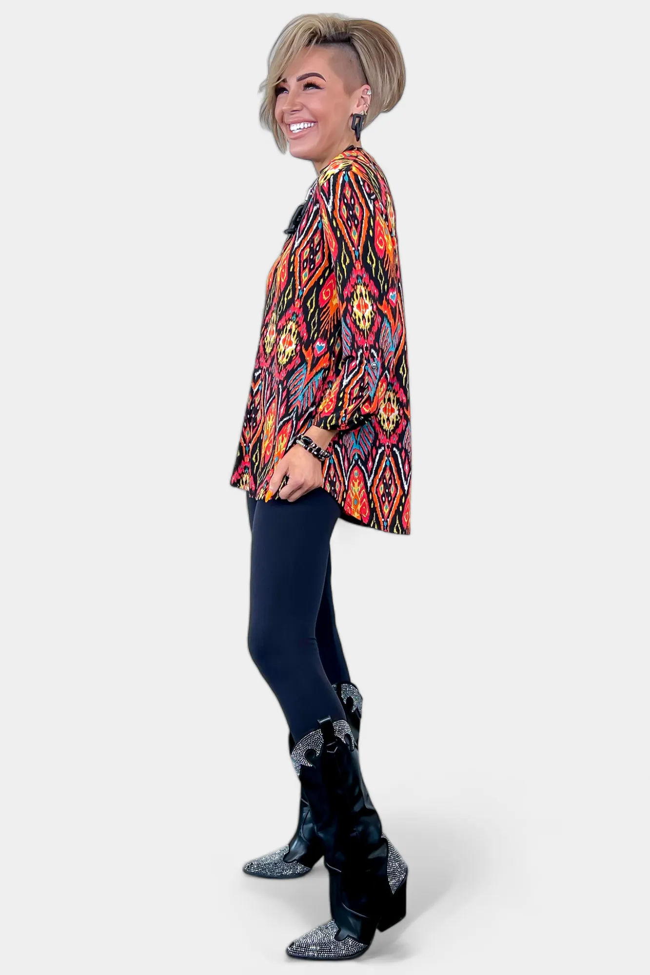 Black Multi Lizzy Top sold by ZZs product image thumbnail 4