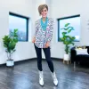 Grey Multi Animal Lizzy Top sold by ZZs
