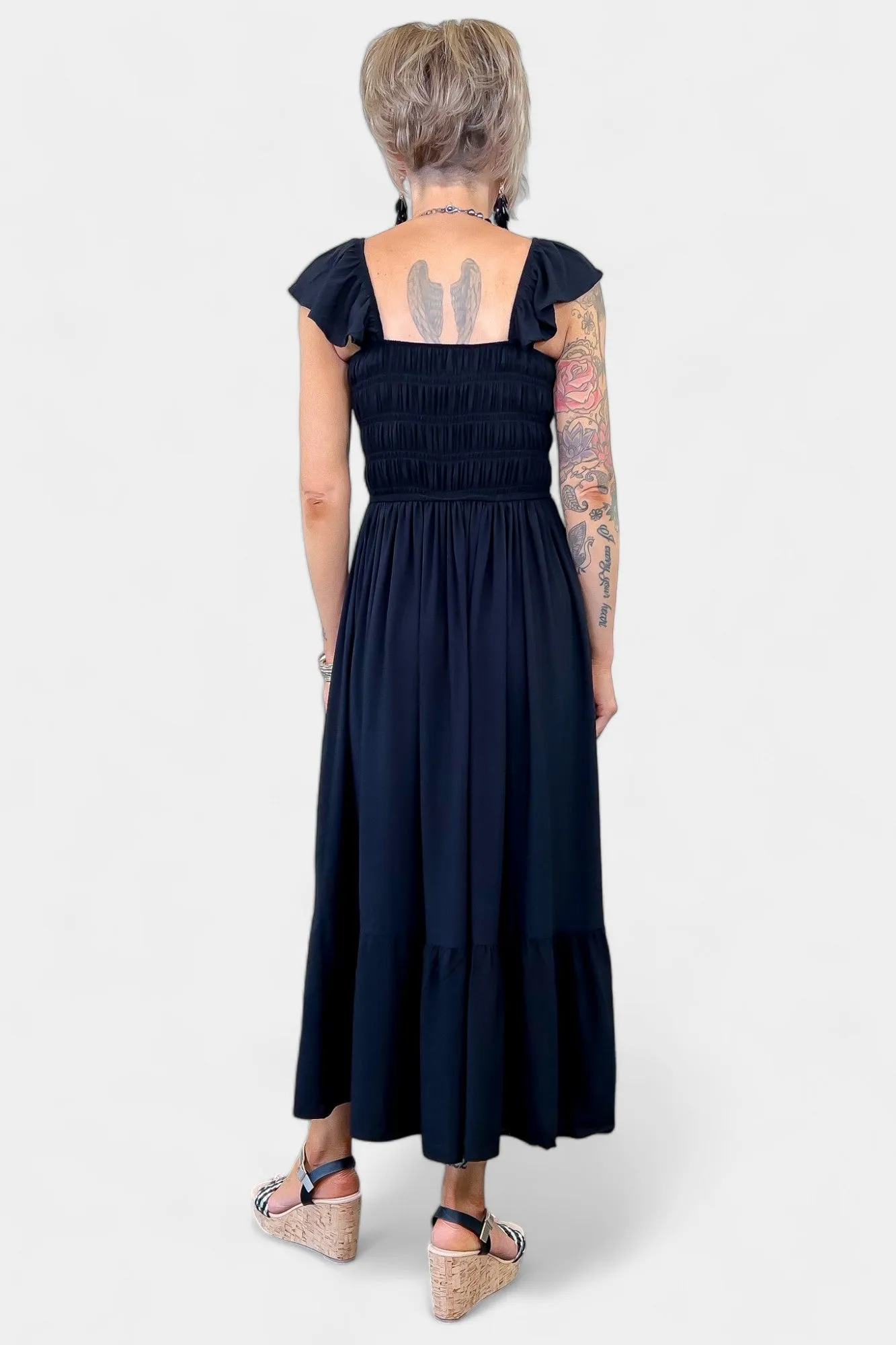 Ruffle Tank Midi Dress sold by ZZs product image thumbnail 3