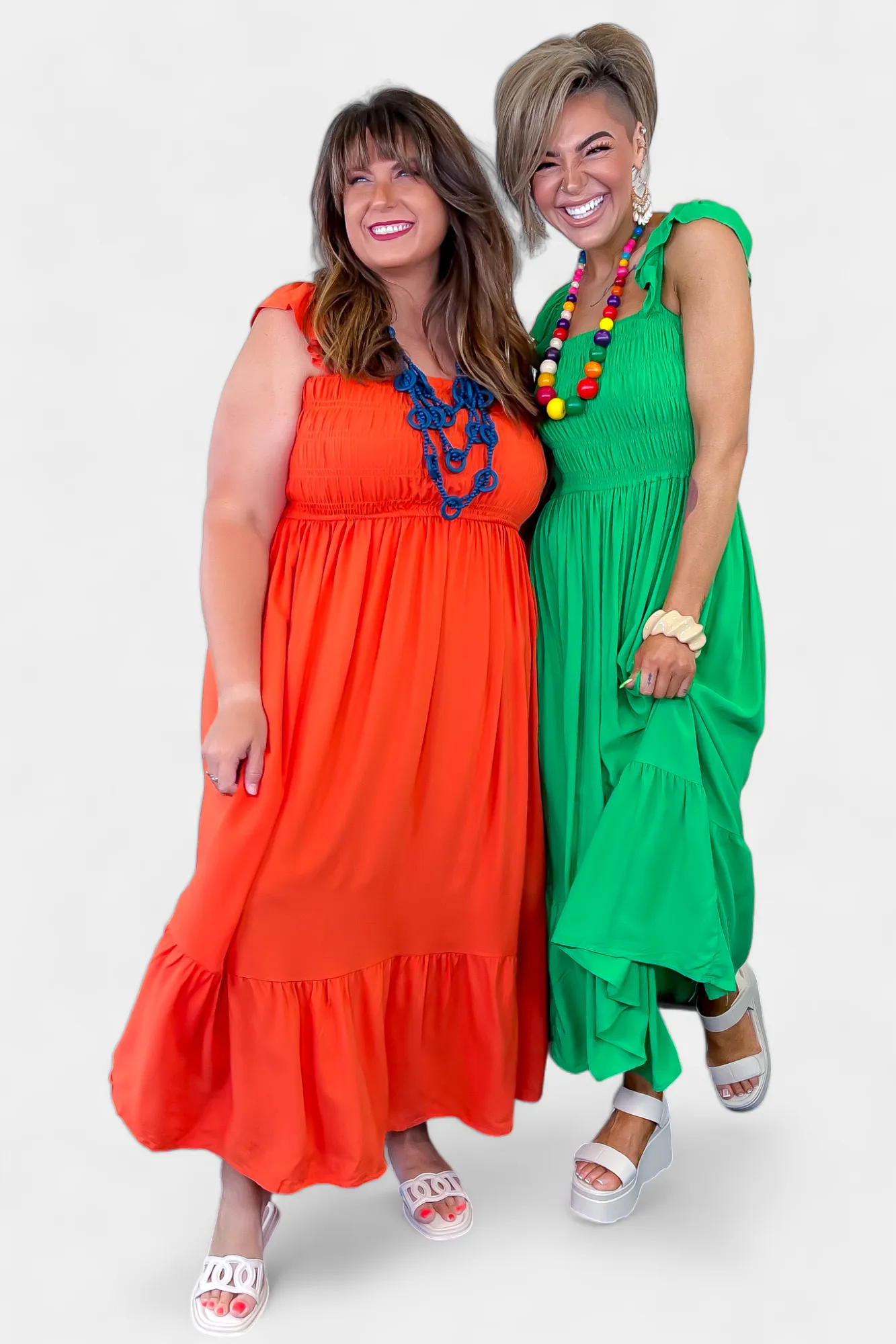 Ruffle Tank Midi Dress sold by ZZs product image thumbnail 4