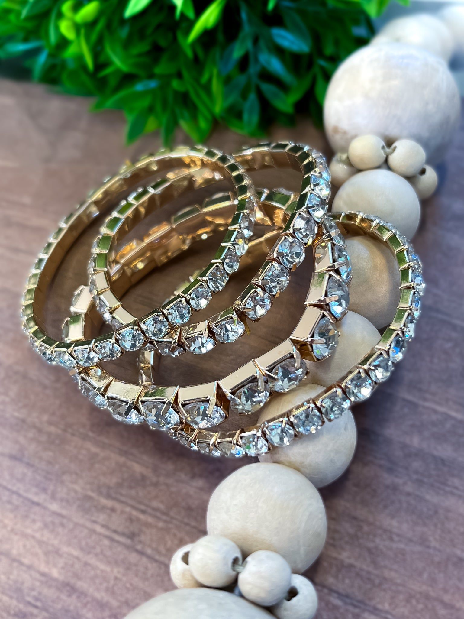 Rhinestone Stretch Bracelets sold by ZZs