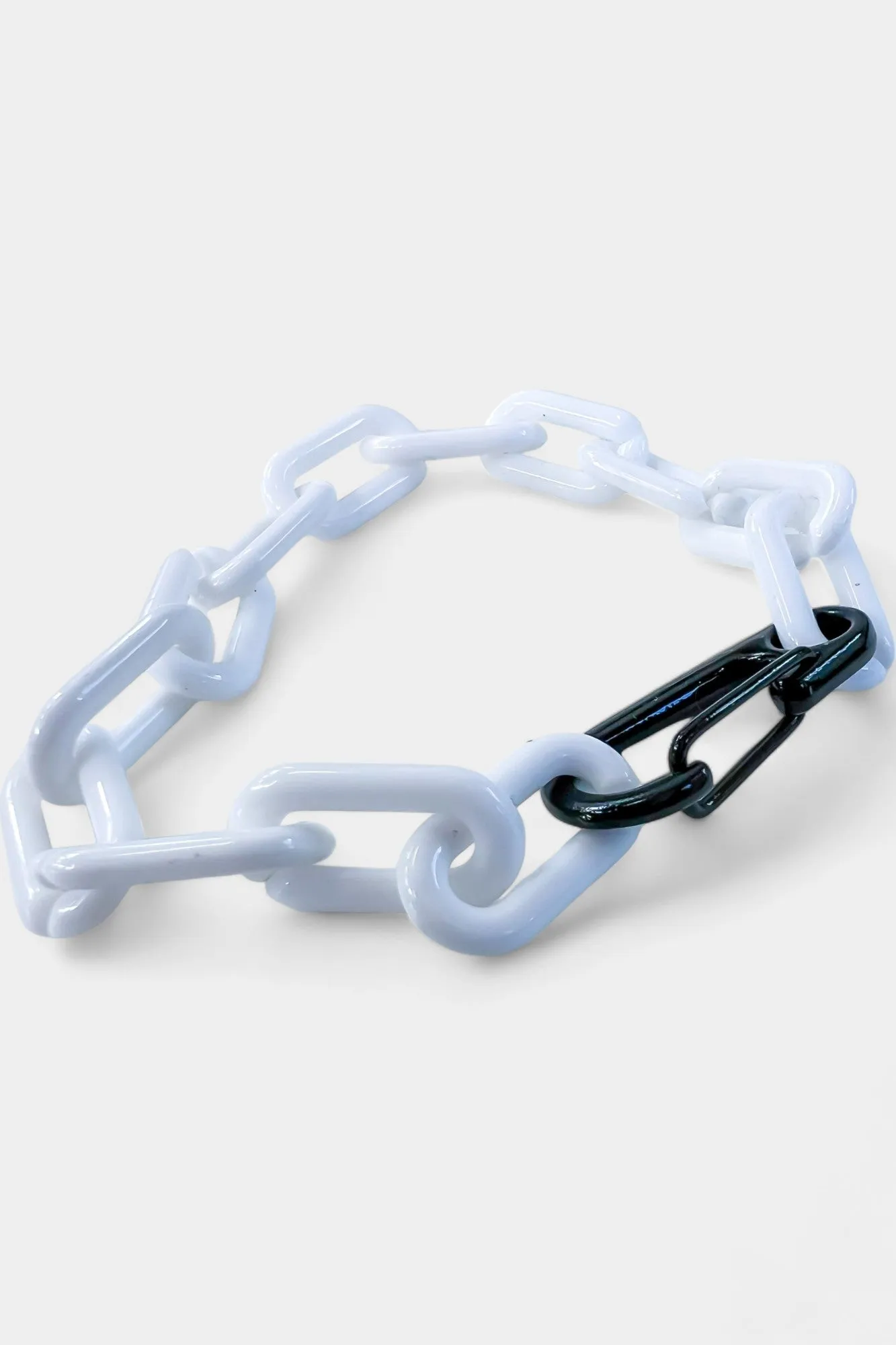 White Resin Link Bracelet sold by ZZs product image thumbnail 3