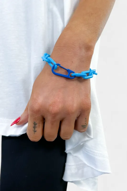 Turquoise Resin Link Bracelet sold by ZZs