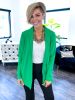 Green Long Sleeve Blazer sold by ZZs