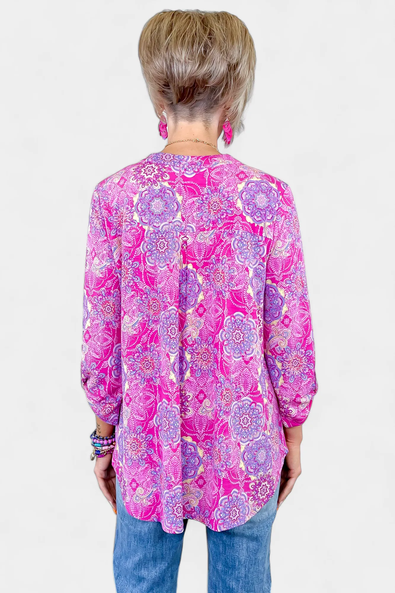 Magenta Medallion Lizzy Top sold by ZZs product image thumbnail 5
