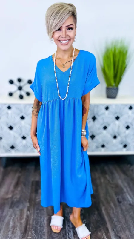 Cobalt City Sleek Midi Dress [NO RETURNS] sold by ZZs